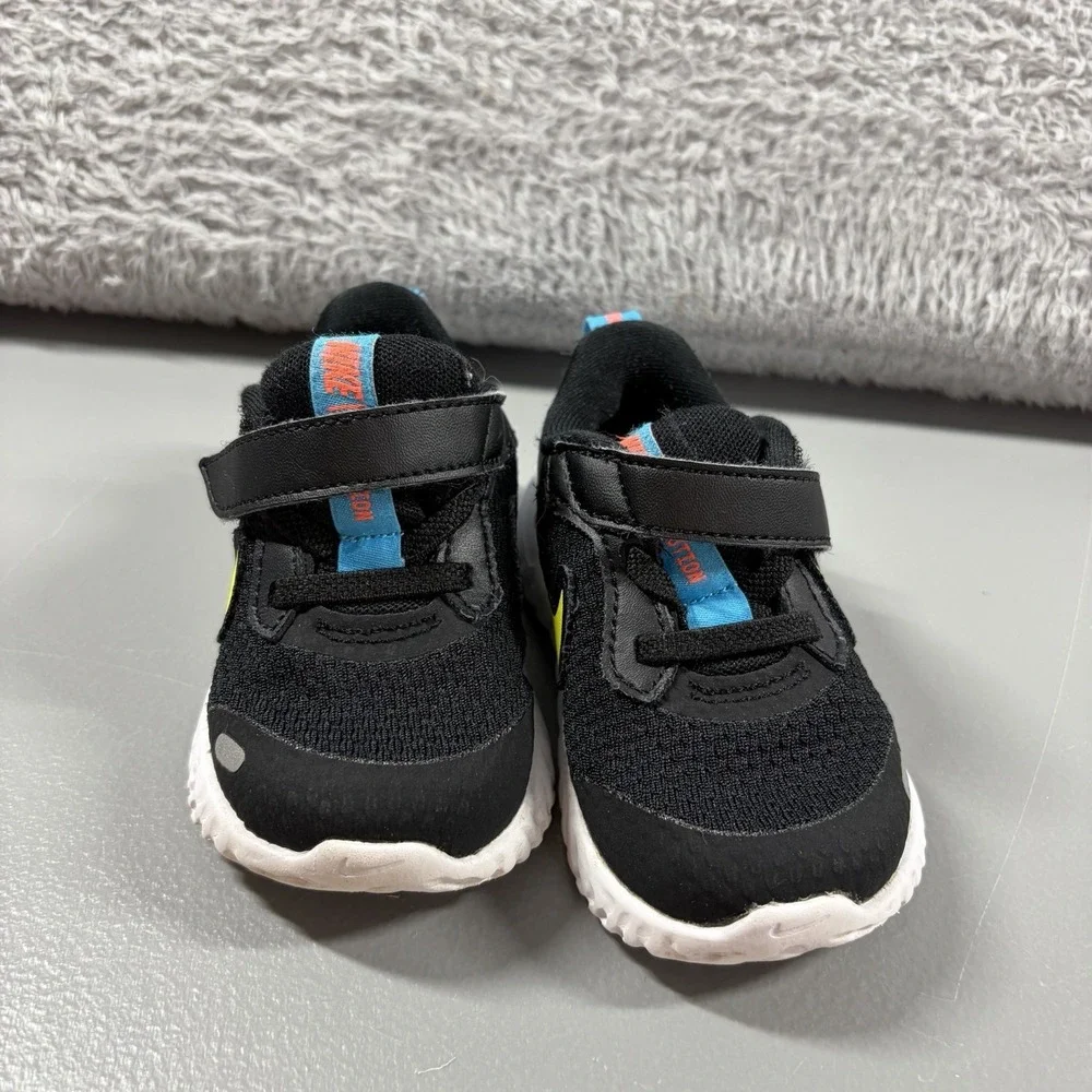 Nike Revolution Sneakers Toddler 5C Bundle Lot of 2 Blue Black